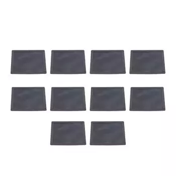 10 шт. пылевой фильтр для вентилятора, сетчатый ПВХ-магнитный каркас, чехол для ПК, 140 мм, черный