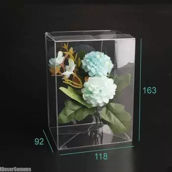 10 шт. пылезащитный прозрачный защитный чехол для витрины прозрачный чехол для виниловых фигурок 4 дюйма для хранения игрушек прозрачный