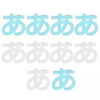 10 шт. японские заколки для волос с иероглифами, элегантные заколки для волос конфетного цвета, заколки для волос ручной работы, субкультурные головные уборы, аксессуары