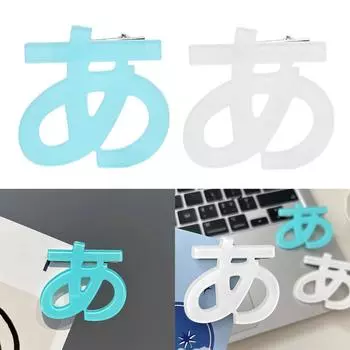 10 шт. японские заколки для волос с иероглифами, элегантные заколки для волос конфетного цвета, заколки для волос ручной работы, субкультурные головные уборы, аксессуары