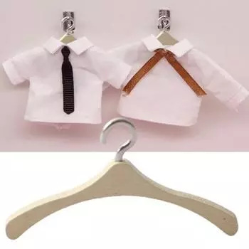 10 шт. яркий внешний вид, легкий, гениальный, хорошее мастерство, мини-деревянная вешалка для мальчиков и девочек, украшение, вешалки для кукольного домика