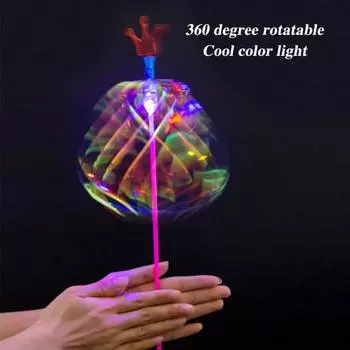 10 шт. Радужная вертушка палочка для вечеринки с пузырьками палочка для вращения и закручивания переменная вертушка палочка