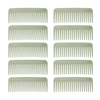 10 шт. расческа для распутывания волос пшеничная солома расческа с широкими зубьями для укладки волос расческа с широкими зубьями для дома Sa