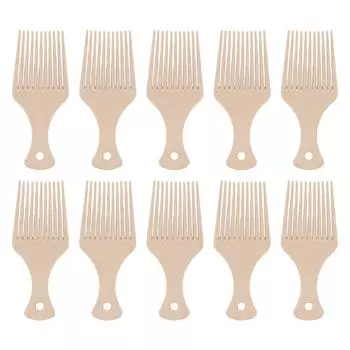 10 шт. расческа для волос многофункциональная с широкими зубьями афро расческа для укладки волос для домашнего салона парикмахера