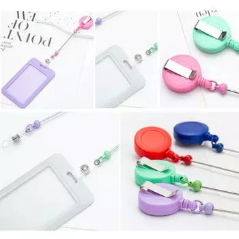 10 шт. расширяемый брелок из бисера, металлический, легко вытягиваемый, брелок для ключей «сделай сам», персонализированный брелок для ключей, регулируемая длина, брелоки