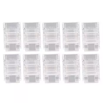 10 шт. разъемов для светодиодной ленты 2Pin 8 мм, беспаечные разъемы COB для светодиодной ленты