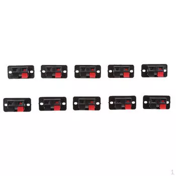 10 шт. Разъемы для подключения динамиков, разъемы для подключения аудиоусилителя 2-контактные