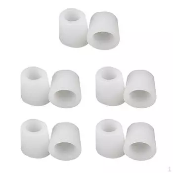 10 шт., разделитель пальцев на пальцах ног для удаления мозолей, рукавов, волдырей, белый