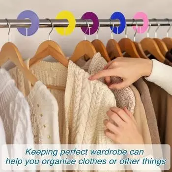 10 шт. разделители размеров одежды ручной работы удобные кольца для маркировки размера пустые круглые вешалки для поделок своими руками One Size