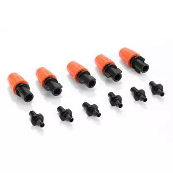 10 шт. Регулируемая микро-зазубренная насадка для распыления тумана для орошения газона (10 шт)