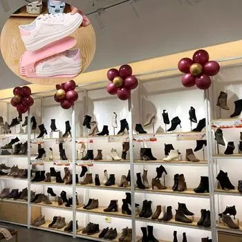 10 шт. Регулируемая полка для хранения обуви, пластиковая креативная полка для хранения обуви, органайзер для хранения вещей в прихожей, коридоре, Livi синий