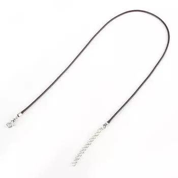 10 шт. регулируемый ожерелье восковая веревка шнур строка для самостоятельного изготовления ювелирных изделий(коричневый) коричневый