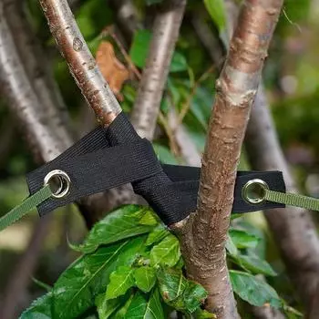 10 шт. ремни для крепления тяжелых деревьев и опор для растений для закрепления и защиты недавно посаженных саженцев и растений 10pcs зелёный