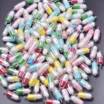 10 шт. резиновая симпатичная капсула с улыбающимся лицом, подвеска для изготовления ювелирных изделий, новые серьги-брелки для ключей, аксессуары ручной работы 10PCS