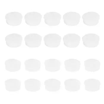 10 шт., резиновая заглушка для отверстия для флейты, сменные комплекты, аксессуары для музыкальных инструментов 7x2,5 мм Transparent CF99