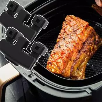 10 шт. резиновые ножки для аэрофритюрницы Instants Vortex Cosori, лоток для аэрофритюрницы, профессиональные запасные части, нескользящий съемный бампер для фритюрницы Instants 10 pcs