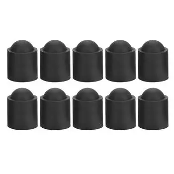 10 шт. резиновый чехол для бильярдного кия, защитный колпачок для бильярдного кия, аксессуар (черный)