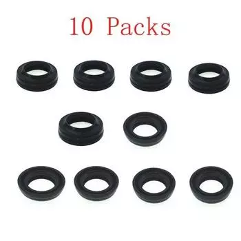 10 шт. резиновый пылезащитный уплотнитель для пневматического цилиндра шиномонтажного станка, жесткое кольцо 30*20*7 мм чёрный