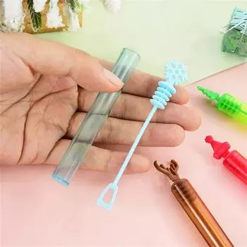 10 шт. Рождественская мыльная палочка, мыльная трубка, пустая бутылка, рождественский декор 2024 года, детский подарок на день рождения, сувениры, игрушка