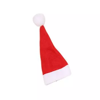 10 шт. Рождественская шапка, крышка бутылки с конфетами, шапки Санта-Клауса, украшение для рождественской елки