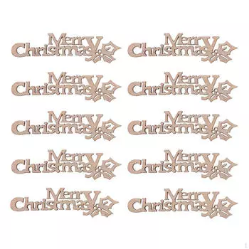 10 шт. рождественские деревянные подвески украшения подвесной декор своими руками украшение для внутреннего дома