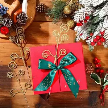 10 шт. Рождественские праздничные елочные украшения аксессуары для вечеринки красный