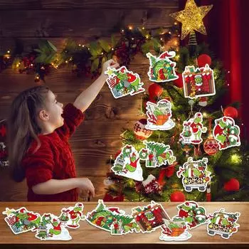 10 шт Рождественские украшения Добро пожаловать в рождественские украшения Товары для вечеринок Украшения для рождественской вечеринки One Size