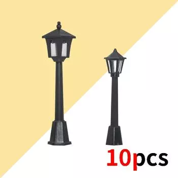 10 шт. Рождественский светильник, имитация уличного фонаря, Рождественская вечеринка, сделай сам, украшение для дома, новогоднее украшение 8cm 10pcs