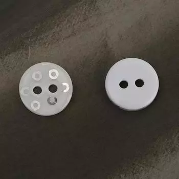 10 шт. рубашка мужская маленькая пуговица рубашка большая полностью белая женская круглая смоляная две четыре глаза черная нежная пуговица поло 8-character buckle