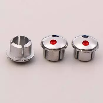 10 шт., ручка крана, знак холодной воды, красная синяя этикетка, декоративная крышка, смеситель для кухни и ванной комнаты, указатель для ручек кранов