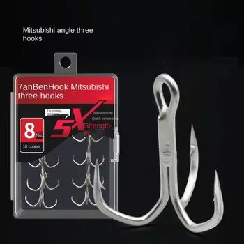 10 шт. рыболовные крючки для приманки рыболовные снасти крючки с зазубринами новые спортивные крючки из высокоуглеродистой стали 4