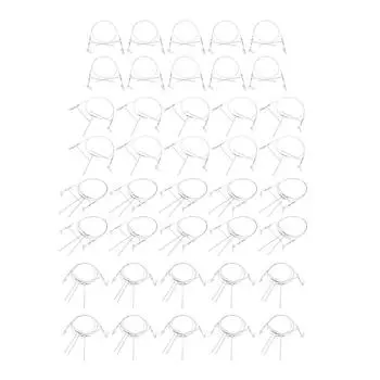 10 шт., рыболовные приманки из нержавеющей стали, проволока, предотвращающая запутывание, высокопрочная рыболовная проволока, снасти для морской воды R 2 Group