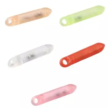 10 шт. рыболовные приманки-погремушки трубчатые мини с подвесными кольцами портативные для рыболовных снастей Pink