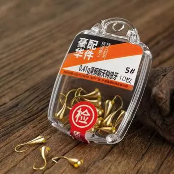 10 шт. рыболовных крючков, высокопрочных, устойчивых к ржавчине, устойчивых к коррозии, компактных, прочных, проникающих, многоразовых, портативных 5