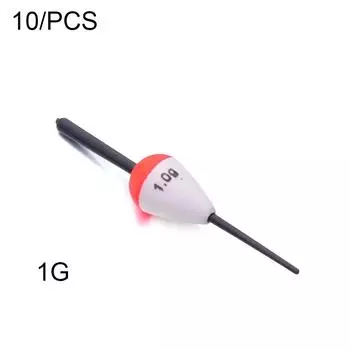 10 шт. рыболовный поплавок из пенопласта светящаяся палка поплавковая трубка для океанской рыбалки размер поплавок из пенопласта светящаяся палка поплавок для рыбалки 1G