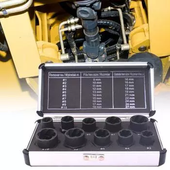 10 шт., съемник для сломанных винтов, антивозрастной, полезный, многоцелевой автомобильный концентратор B