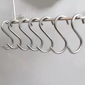 10 шт. S-образные кухонные крючки, вешалка, держатели для хранения одежды, органайзер для хранения вещей