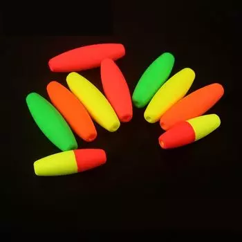 10 шт. с заглушкой для труб, плавающий поплавок для сигар SML XL, пенопластовый поплавок для рыбалки, поплавок для рыбалки с шипами, рыбак s оранжевый