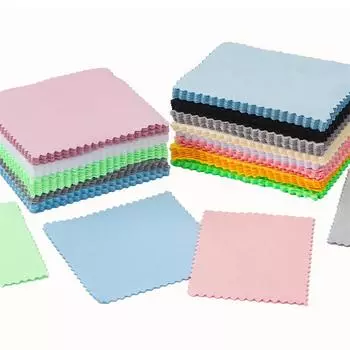 10 шт. салфетка для полировки серебра, салфетка для чистки, мягкая чистящая салфетка, золотой инструмент для ювелирных изделий, салфетка для протирки 80mm