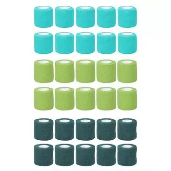 10 шт. самоклеящаяся эластичная повязка многофункциональная одноразовая противоударная противоскользящая ручка для татуировки Str Green
