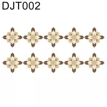 10 шт. самоклеящаяся ПВХ водонепроницаемая напольная плитка для кухни и ванной комнаты, диагональная наклейка DJT004