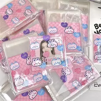 10 шт. самоклеящаяся сумка с квадратной картой, материал для ручного счета, бумажная упаковочная сумка, подарочная сумка для упаковки конфет