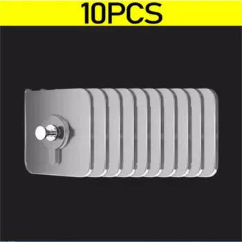 10 шт. самоклеящиеся крючки для настенного крепления, не оставляющие следов, без гвоздей, наклейка, крючок для настенного крепления на кухне, в ванной, дома, в офисе