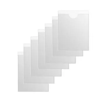 10 шт. самоклеящиеся пластиковые карманы-держатели наклейки для этикеток для защиты 7*10 см
