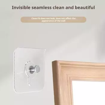 10 шт. самоклеящихся крючков без сверления, прочные, выдерживающие нагрузку, водонепроницаемые, легко устанавливаемые настенные крючки для картин с винтовыми крючками A 10 pcs