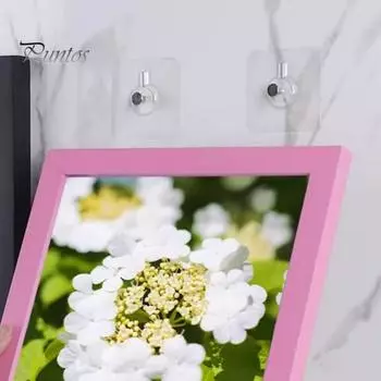 10 шт. самоклеящихся крючков без сверления, прочные, выдерживающие нагрузку, водонепроницаемые, легко устанавливаемые настенные крючки для картин с винтовыми крючками A 10 pcs