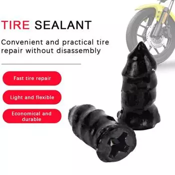 10 шт. саморез для ремонта шин, пластиковый гвоздь, мягкий резиновый винт, подходящий для ремонта проколов шин автомобилей и мотоциклов 13.5mmx5.5mm