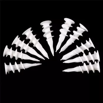 10 шт. самосверлящие пластиковые шнековые анкеры для гипсокартона с резьбой в стене