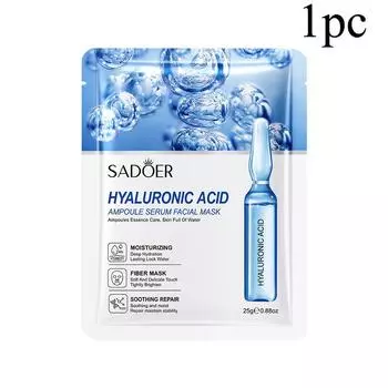 10 шт. SAODER Маски для лица с гиалуроновой кислотой Уход за кожей лица Укрепляющие Увлажняющие Маски для лица Средства для ухода за кожей лица 1pc