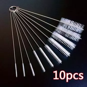 10 шт. щетка из нержавеющей стали 10 pc белый